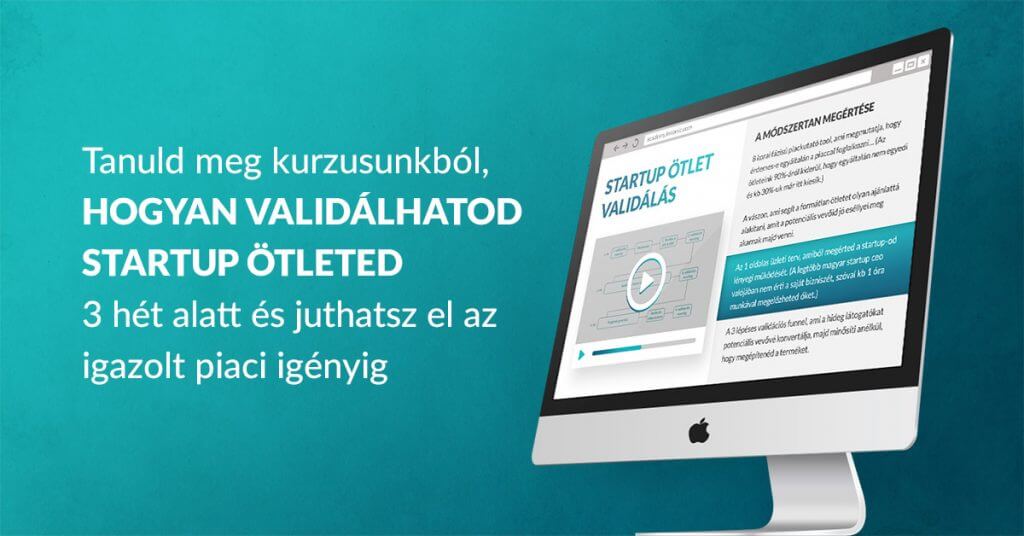 Videó kurzus: Startup ötlet validálás